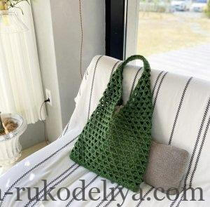 Оригінальні в'язані сумки гачком