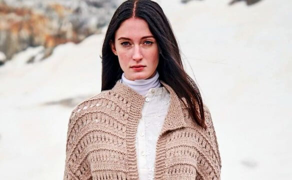 Кардиган зі структурним візерунком