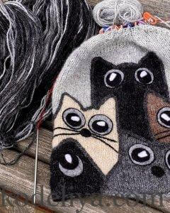 Жаккард коти схеми