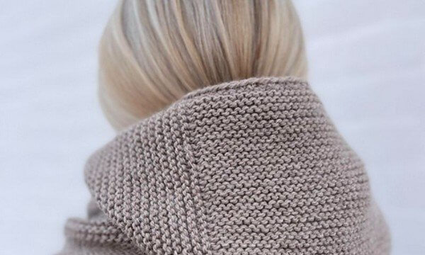 Як в'язати капюшон шарф