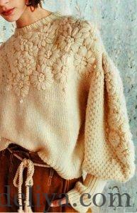 светр спицями для жінок