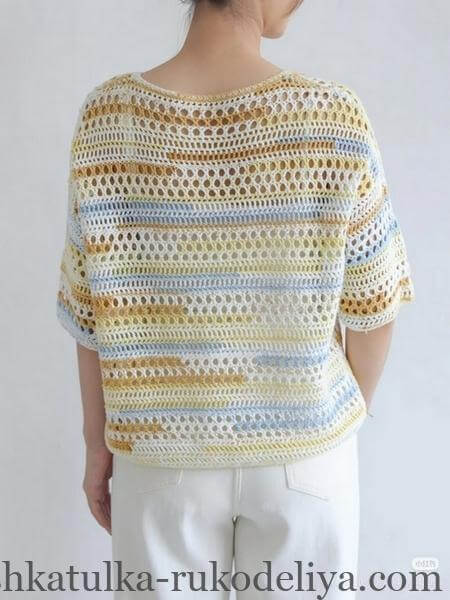 Стильний жакет гачком