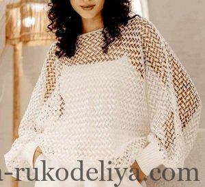 Моделі ажурних кофтиной гачком