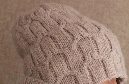 Комплект спицями шапка снуд універсальний