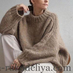 В'яжемо светр реглан зверху