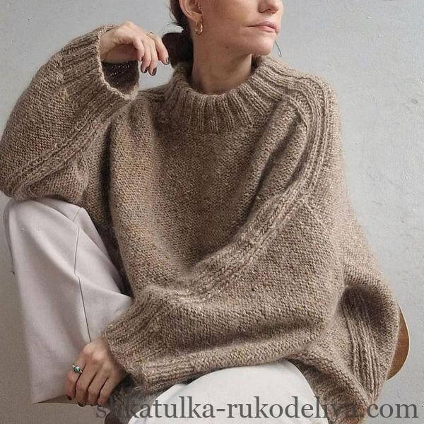 В'яжемо светр реглан зверху