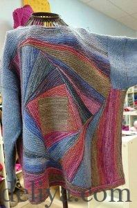 В'язання в стилі пэчворк спицями схеми