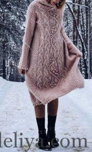 В'язані сукні спицями для жінок