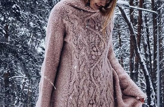 В'язані сукні спицями для жінок