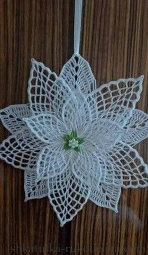 В'язаний новорічний декор своїми руками