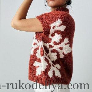 Топ для літа із жаккардовим візерунком