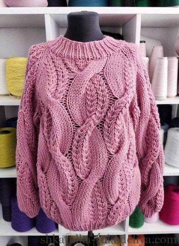 В'язані светри спицями для дівчат