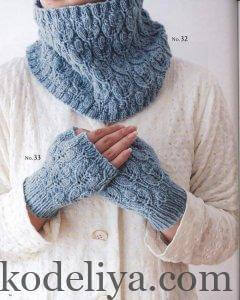 Стильний комплект спицями