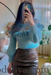 Джемпер гачком за китайськими схемами