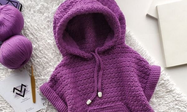 Пончо гачком для початківців