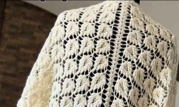 Найкрасивіші шалі гачком схеми