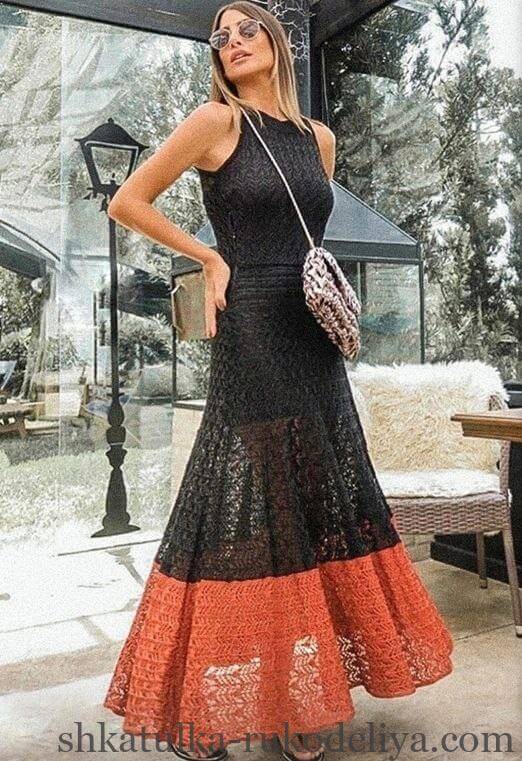 В'язання гачком літніх тунік та пляжних суконь