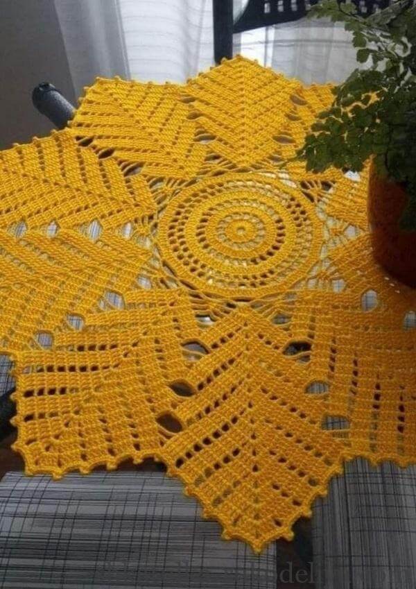 Схеми для в'язання серветок гачком