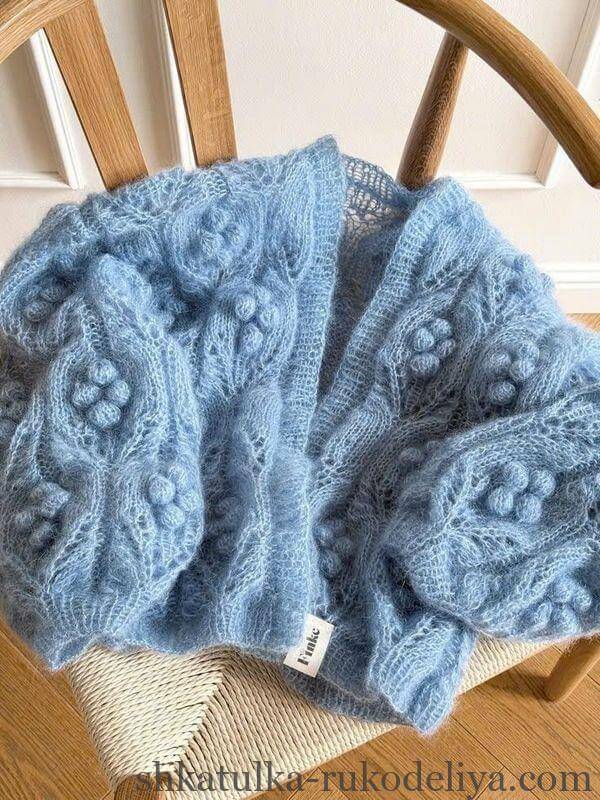 Кардиган спицями жіночий