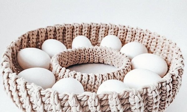 Великодній кошик гачком