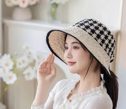 капелюх гачком жіночий